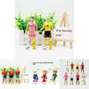 Soccer Player Figurines Pvc Material For Desk Decoration And Sports Fan Gift Set