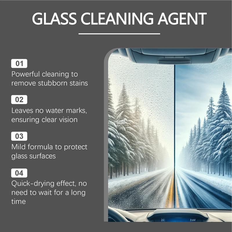 Limpiador de Película de Aceite para Vidrio de Coche 150ml Herramienta de Limpieza de Parabrisas Limpieza Profunda Instantánea Seguro Multifuncional Película de Aceite para Parabrisas de Coche