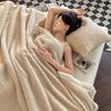 Solid Warmth Jacquard Autumn Winter Blanket Thickened Warm Multi-functional Sofa Blankets Skin Friendly Comfortable Nap Blanket