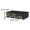 Distributor 1 Input to 4 Outputs Delay Synchronized TVs Up to 480P Quality