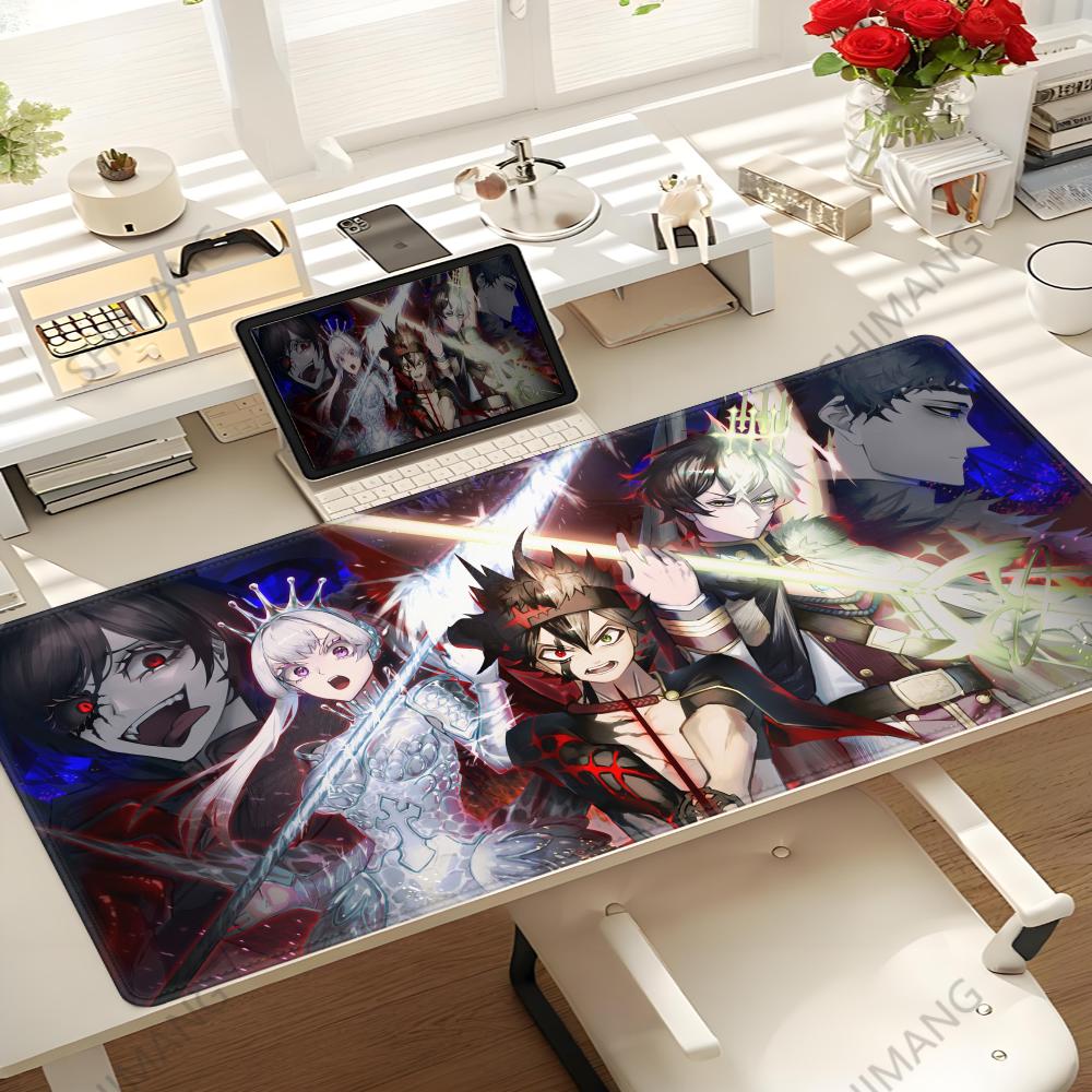 Popular Anime Cool Boy Bblack Cclover Mousepad Antislip Desk Mat Laptop Soft Mice Pad Computer Gaming Accessories Mouse Pads
