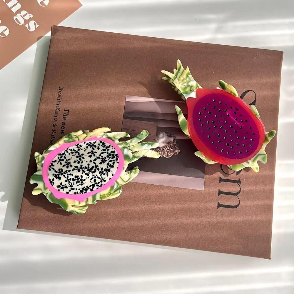 Acetate Fruit Claw Hair Clips Handmade Ponytail Clip New Hairpin