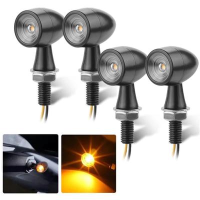 One+lifestyle Harley LED Blinker, Klein, Cannonball-Typ, Mini-Blinker, Universell einsetzbar, 12