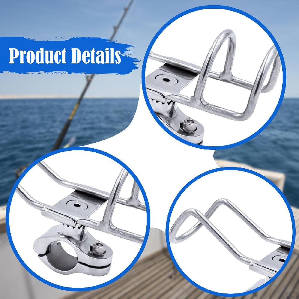 Adjustable Fishing Rod Holder Rack, Ideal for Kayaking and Marine Gear