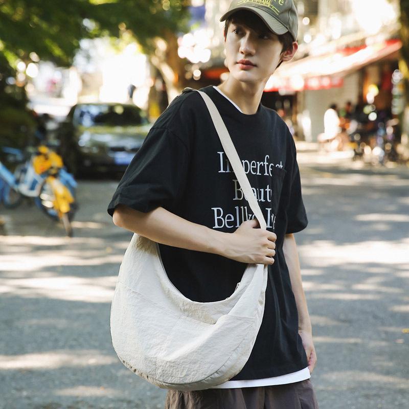 Super Soft Casual Fashion Casual Large Capacity Shoulder Bag Japanese Travel Dumpling Bag Women Commuter Messenger Bag