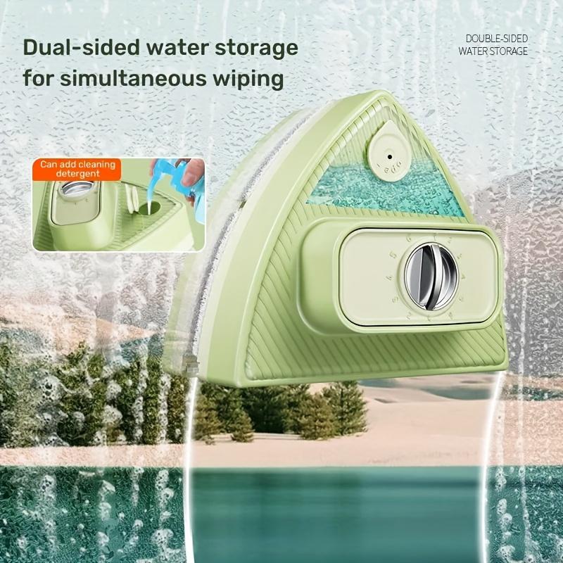 1 Upgraded Magnetic Double-Sided Window Cleaner Made of ABS Material, Reusable And Adjustable,Suitable for Glass Thickness of 3-30Mm