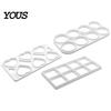 Easy Ravioli Maker Mold, 8-Cavity Dumpling Press with Zigzag Edge, PLA Food-Safe Efficient Kitchen Tool for Wonton Pie, Release Wrapper Professional