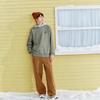Skechers Retro Sports Loose Fit Crewneck Sweatshirt Unisex Sweatshirt Laurel-Oak Gray L324U096-04AU