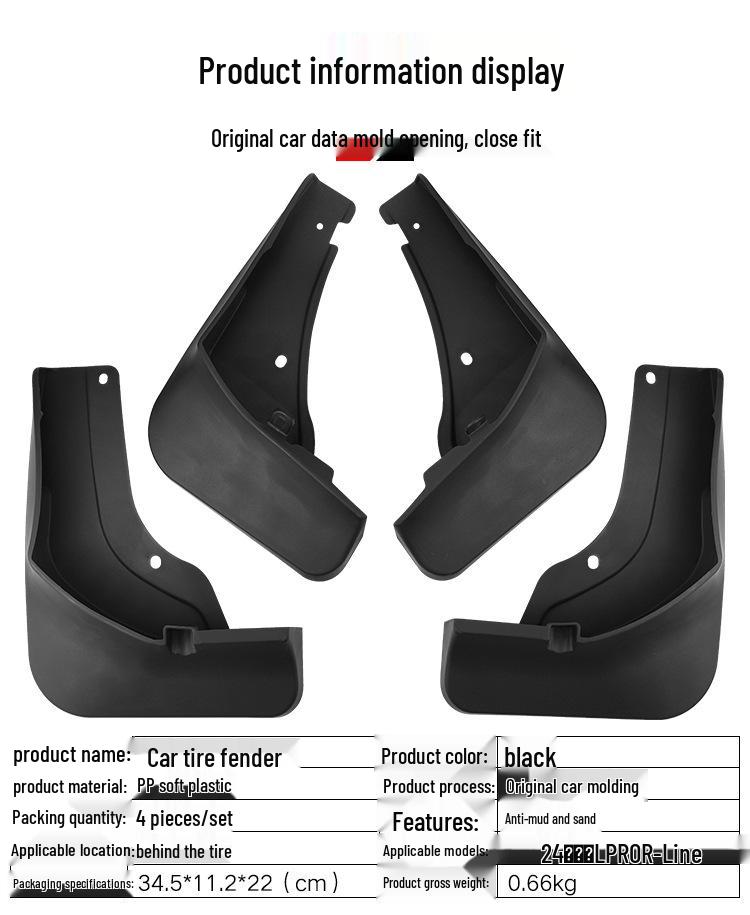 Volkswagen Tiguan L PRO R-LINE Schmutzfänger vorne und hinten