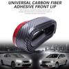 Protector de buze universal pentru bara de protectie fata de 2,5 m, kit de separare pentru caroserie, spoiler, bara de protectie, bara de protectie pentru usa de masina, garnitura din cauciuc din fibra de carbon