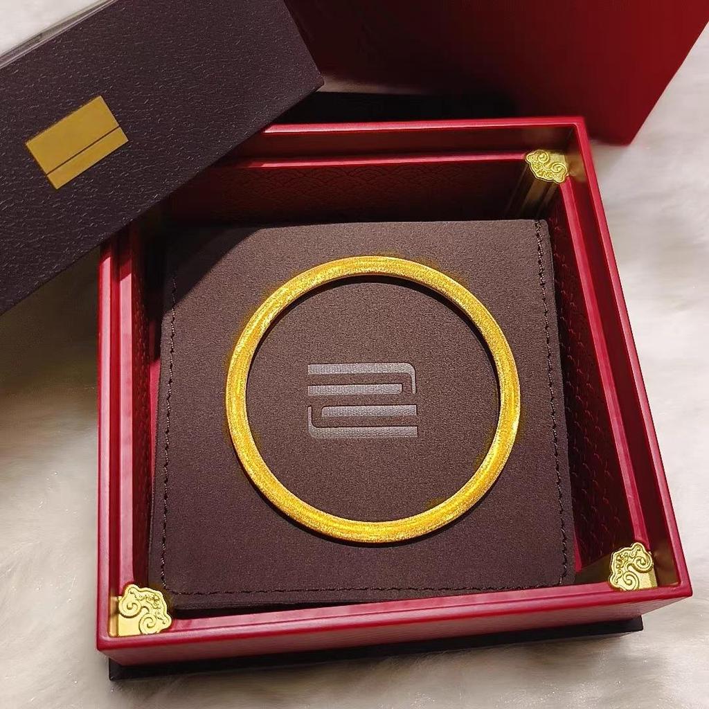 New Heritage Silk Brushed Light Circle Solid Bangle