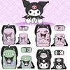 Kuromi Student Backpack Set With Pen Case And Shoulder Bag