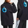 Adidas NEO X Sesame Street X JF Co-Branded Printed Single-Breasted Long Sleeve Jacket Unisex Jacket Black HR8264
