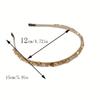 3 retro Hong Kong-style crystal hairbands. Exquisite and elegant, practical for face washing and daily wear.