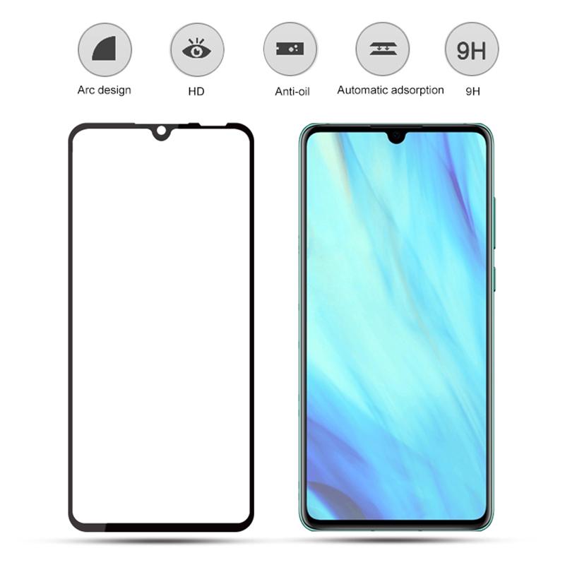 

MOCOLO Silk Printing Tempered Glass Full Screen Protector for Huawei P30 Black