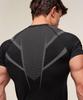 Men's Short Sleeve Gym Sports T-Shirt: Elastic, Crew Neck, Fashion Printed, Fitness Running Training Top