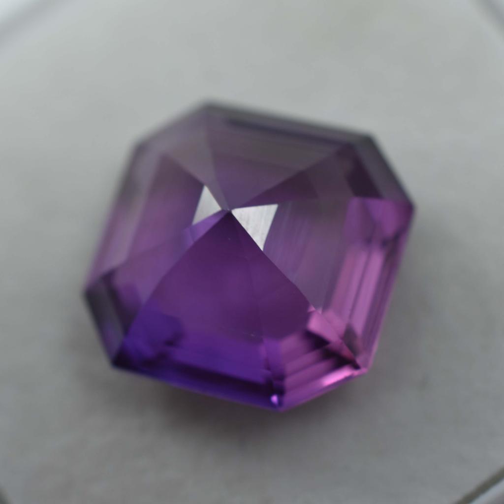 8.56 Ct Natural Purple Tanzanite Square Cut Ring Size Loose Gemstone