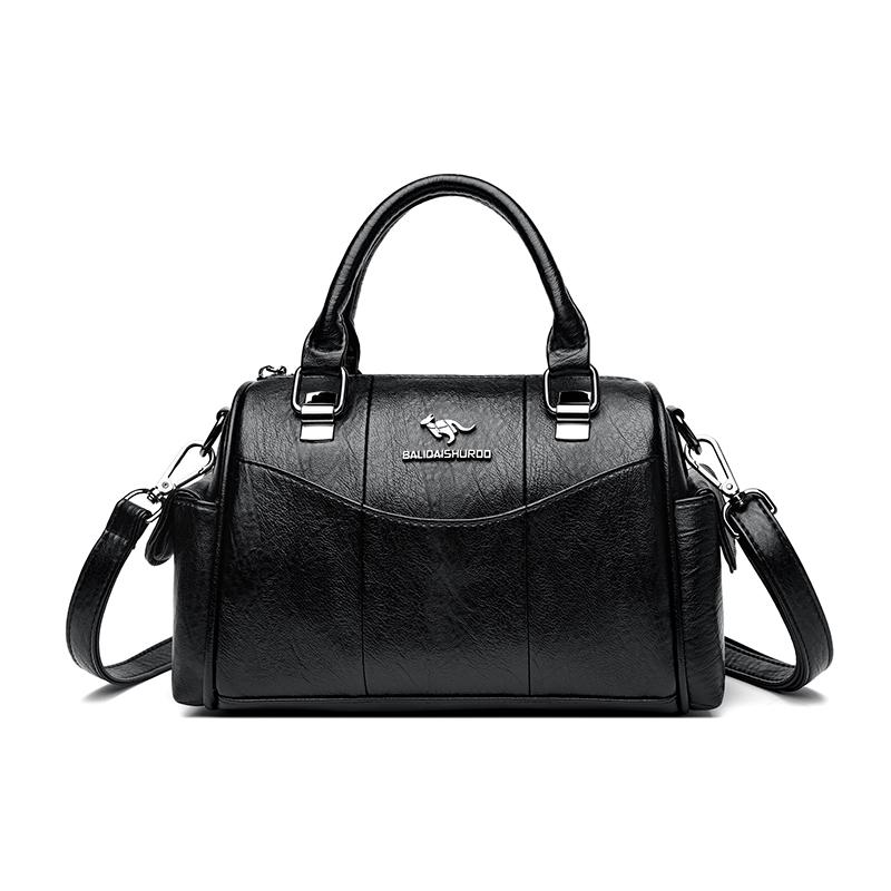 

Elegant PU Leather Shoulder Bag for Women, Fashi Small Crossbody Purse, Minimalist Solid Color Handbag, Retro Chic Clutch Tote чёрный