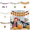 Pumpkin Halloween Birthday Flags Bat Ghost Decor Flag Funny Witch Pumpkin Pull Flags  Halloween
