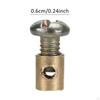 20Pcs Cables Stop Lock Clamps Assembly Metal,Universal,Premium,Practical Clutch Brake Throttle Cable