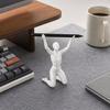 3D Printed Kneeling Pen Holder, Weightlifting Design Pen Organizer, Creative Pencil Holder for Desktop Decoration Office Home Accessories