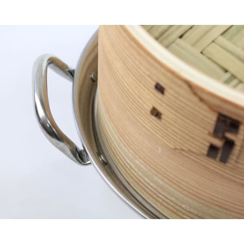 Banyo Japanese-made induction-compatible stainless steel steamer pot, 24cm set, EX00410A