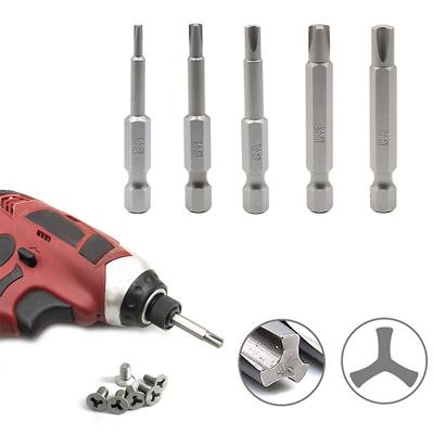 1 4Inch Screwdriver Bits 50mm 5Pcs Set Hex Shank Steel