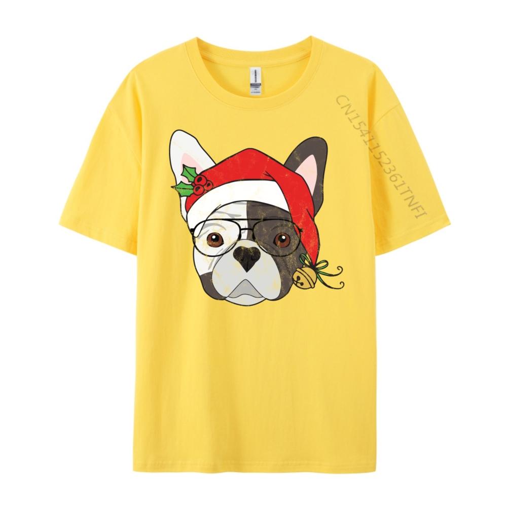 Frenchie White Graphic Tee Men's Clothes Lovers Day Oversized T Shirt Men Band Tshirts Vegan