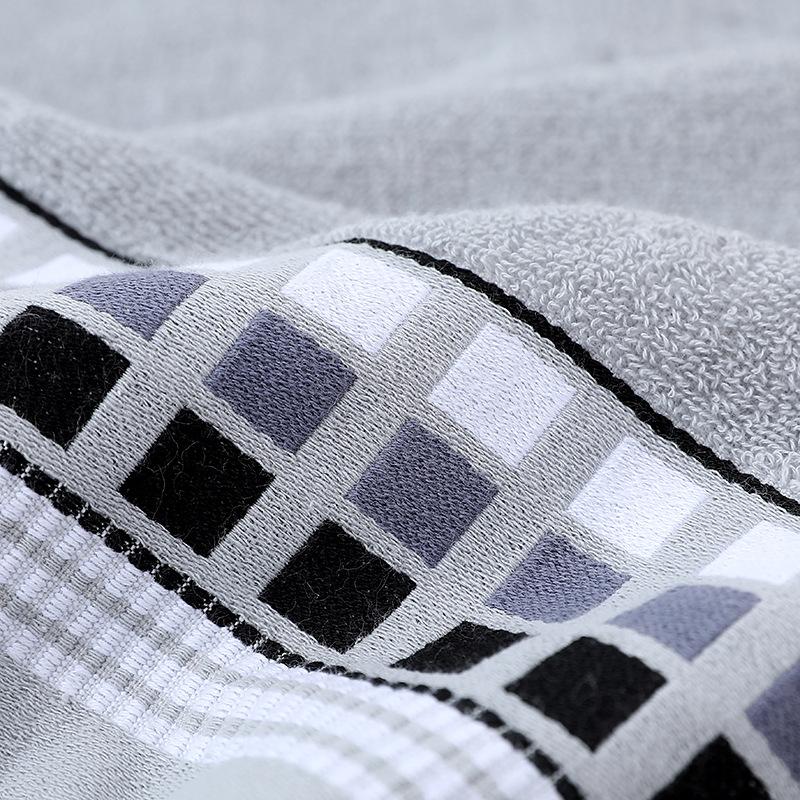 Bath Towels Quick-Drying, Absorbent, Machine Washable Oblong Bathroom Towels - Contemporary Style for Home, Beach, Hotel Bath Towel Collection