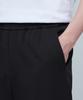 MUSINSA STANDARD Genderless Wide Elastic Waist Slacks [Black]