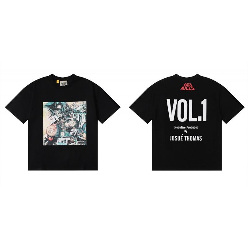 Premium Cotton Graphic Tee Streetwear Oversized Short Sleeve T-Shirt Men Loose Fit Letter Print Washed Vintage Style