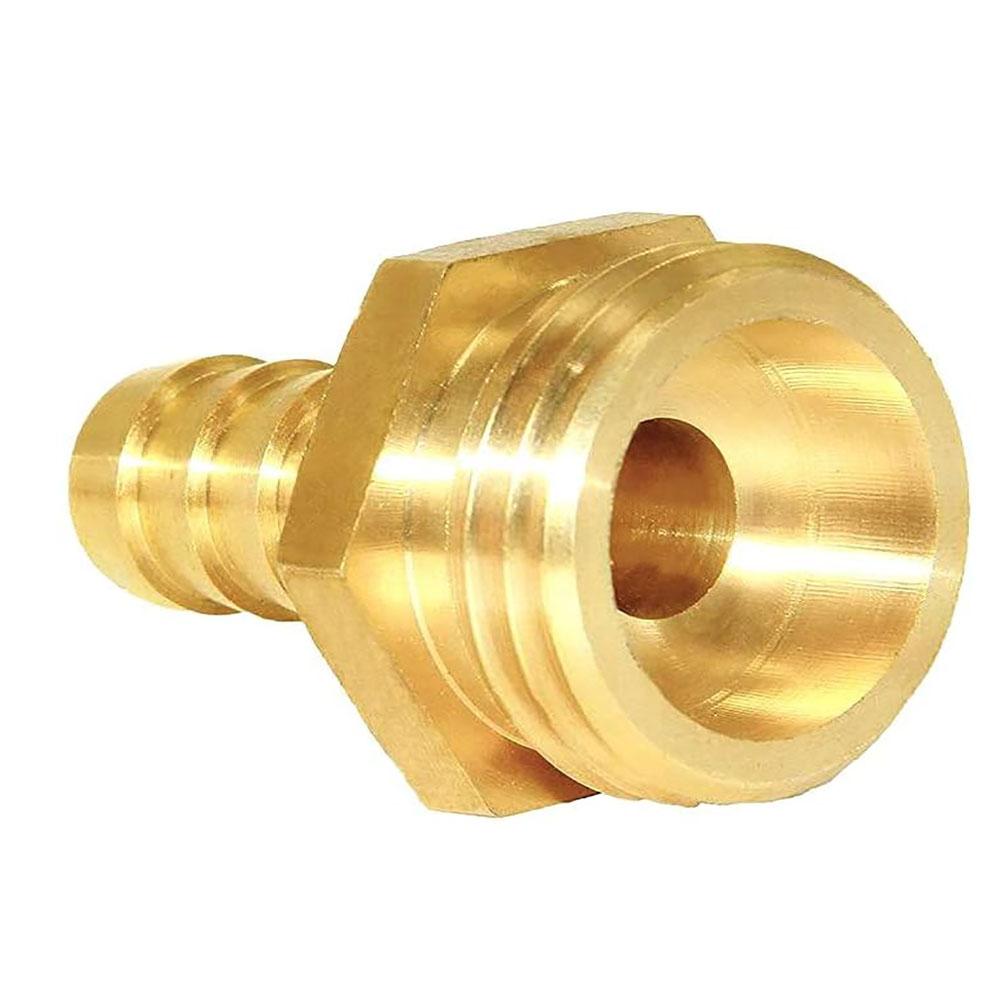 High Quality 2PCS 3/8 Hose Barb to 3/4 GHT Male For Water Plumb Irrigation