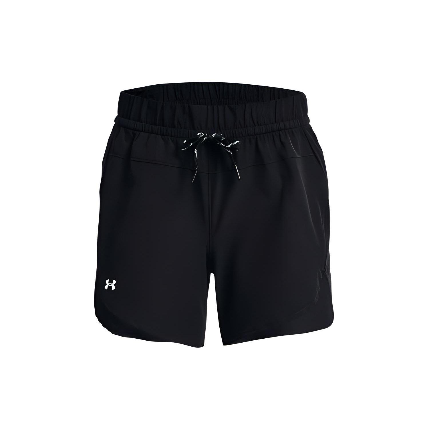 Under Armour Fusion Однотонные облегающие шорты для тренировок Женские шорты Черный 1370044-001 M