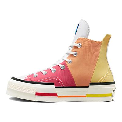 Chuck 70 Plus High Pride - Hrdý na to byť Unisex Tenisky Ružová Palivo-Oranžová Maslová Žltá A06029C