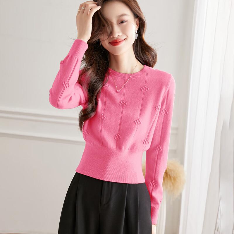 

Srcr Women s 100% Merino Wool Cropped Jacquard Sweater XL