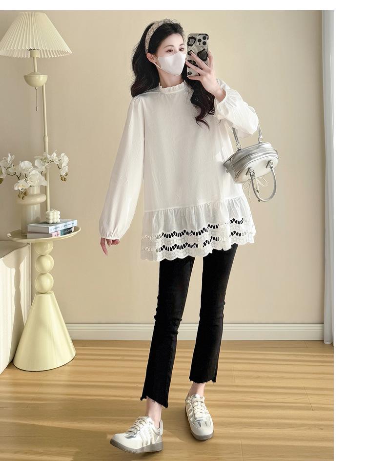Spring 2026 Tassel Denim Vest & Korean Lace Patchwork Shirt Two-Piece Set