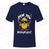 Pew Pew Madafakas Men's T-shirts Cute Chick Funny Graphic Tops Summer Short Sleeve Tees Trendy Streetwear Male Oversized Clothes
