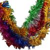 Multicolor Christmas Tinsel Garland for Tree Decoration