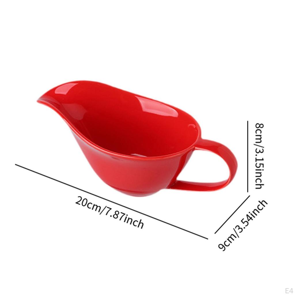 Sauciere Krug, elegante Dekoration, Sirupglas, Saucenbehälter für Sahne, Beefsteak, Küche