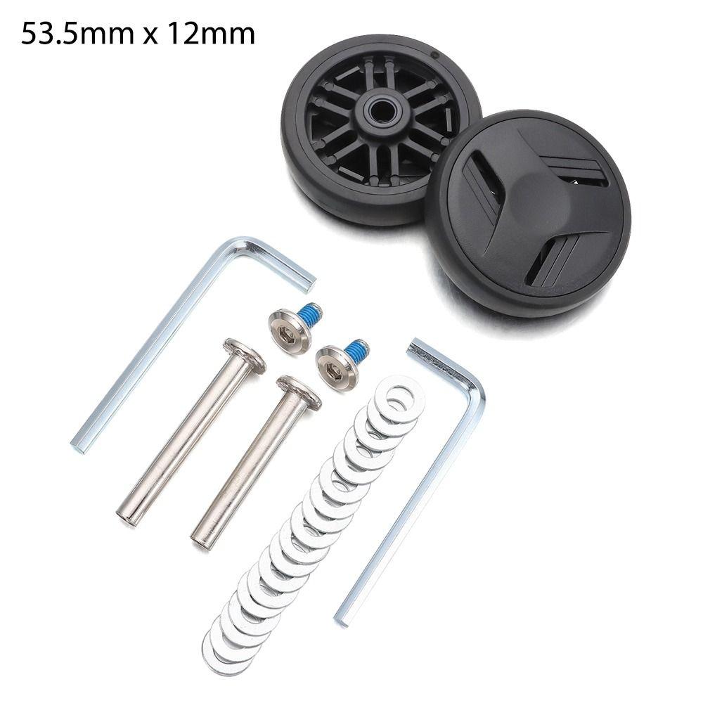 Replacement Suitcase Wheels Suitcase Parts Axles Travel Luggage Wheels  Luggage Accessories