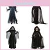 Female Zombie Bride Costume Halloween Cosplay Party Ghost Witch Or Vampire Outfit Polyester Fabric