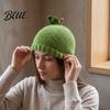 Geschenk für sie bei kaltem Wetter Damen Strick-Fruchtmütze Niedlich Dehnbar Gemütlich Wintermützen Bequem Tägliche Strickmützen Süß Warm Beanie Mädels