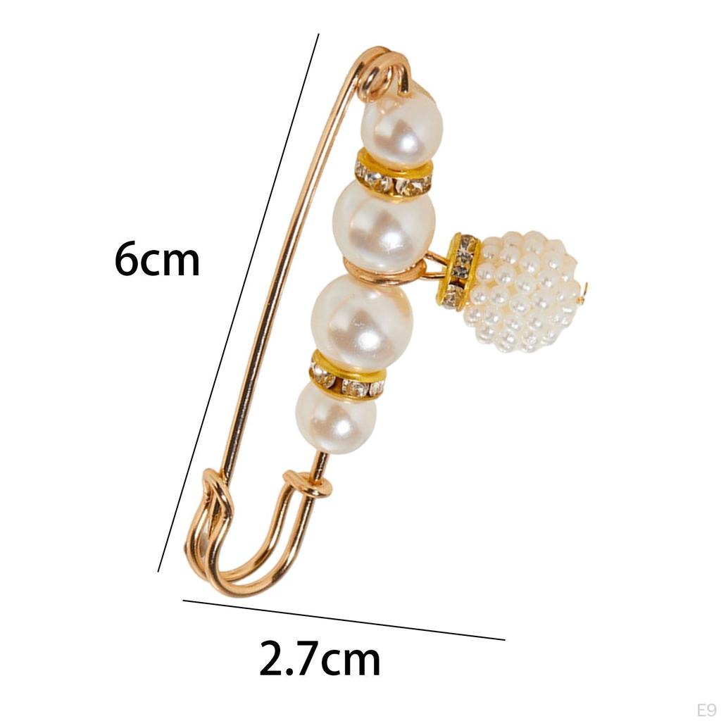 Brooch Pin for Women Clothing Scarf Clip Sweater Shirt Decorative Ladies Girls