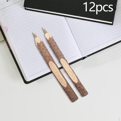 12 stück Holz Bleistift Zweig Bleistifte Kunst Zeichnung Rustikalen Schwarz Tinte Stifte Holz Kugelschreiber für