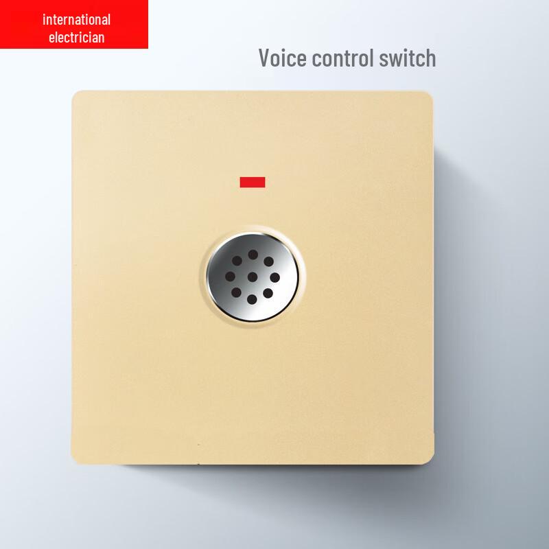 

RuiDeTai 86-Type Sound & Light Sensor Switch Panel CN plug (adapter included)