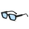 Square sunglasses European and American retro square thickened small frame flat glasses fashion street sunglasses women