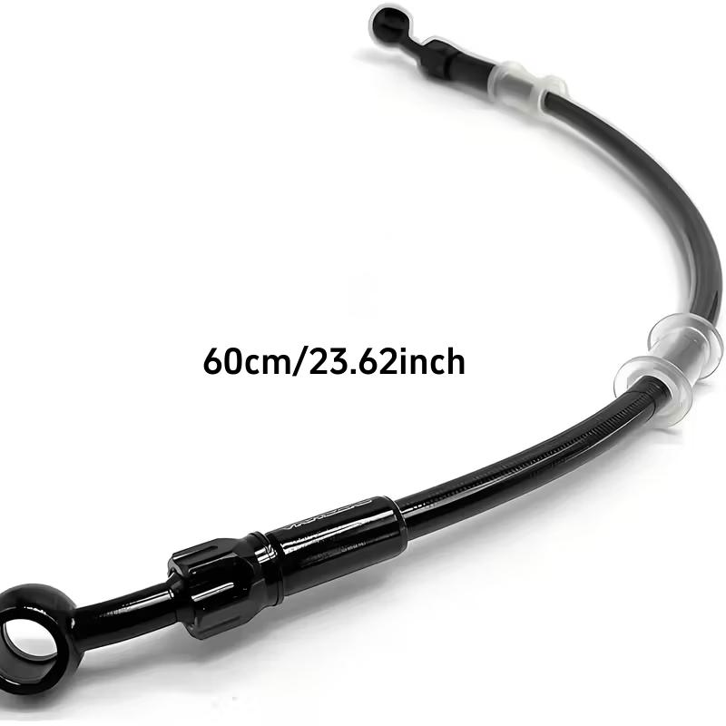 60CM Universal Motorcycle Brake Line Aluminum Head Fuel Line Disc Brake Hose Parts For ATV Motorcycle Motocross