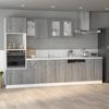 VidaXL Under-sink Cabinet "Lyon" Sonoma Grey 80 X 46 X 81.5 Cm Engineered Wood 815565