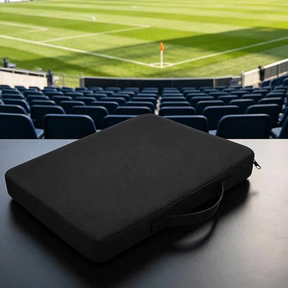 Waterproof Portable Seat Mat Cover Designed for Stadium Use with 5cm Thickness Support Built-in Handle and Full Zipper Enclosure