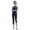 2024 Women's Two-Piece Long Sleeve Wetsuit - Surf, Snorkel, Yoga & Anti-Jellyfish Protection